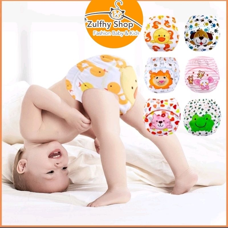 Celana popok kain bayi / popok cuci ulang