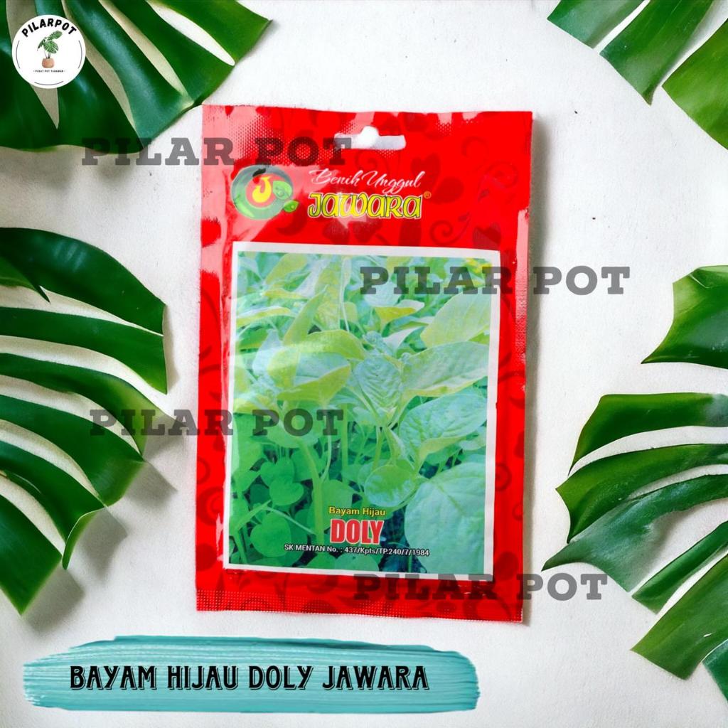 Benih Bibit Bayam Hijau Doly Benih Unggul Jawara - BAYAM HIJAU DOLY
