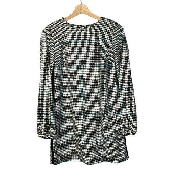 PRELOVED Dress midi ZARA black white / dress midi merk zara