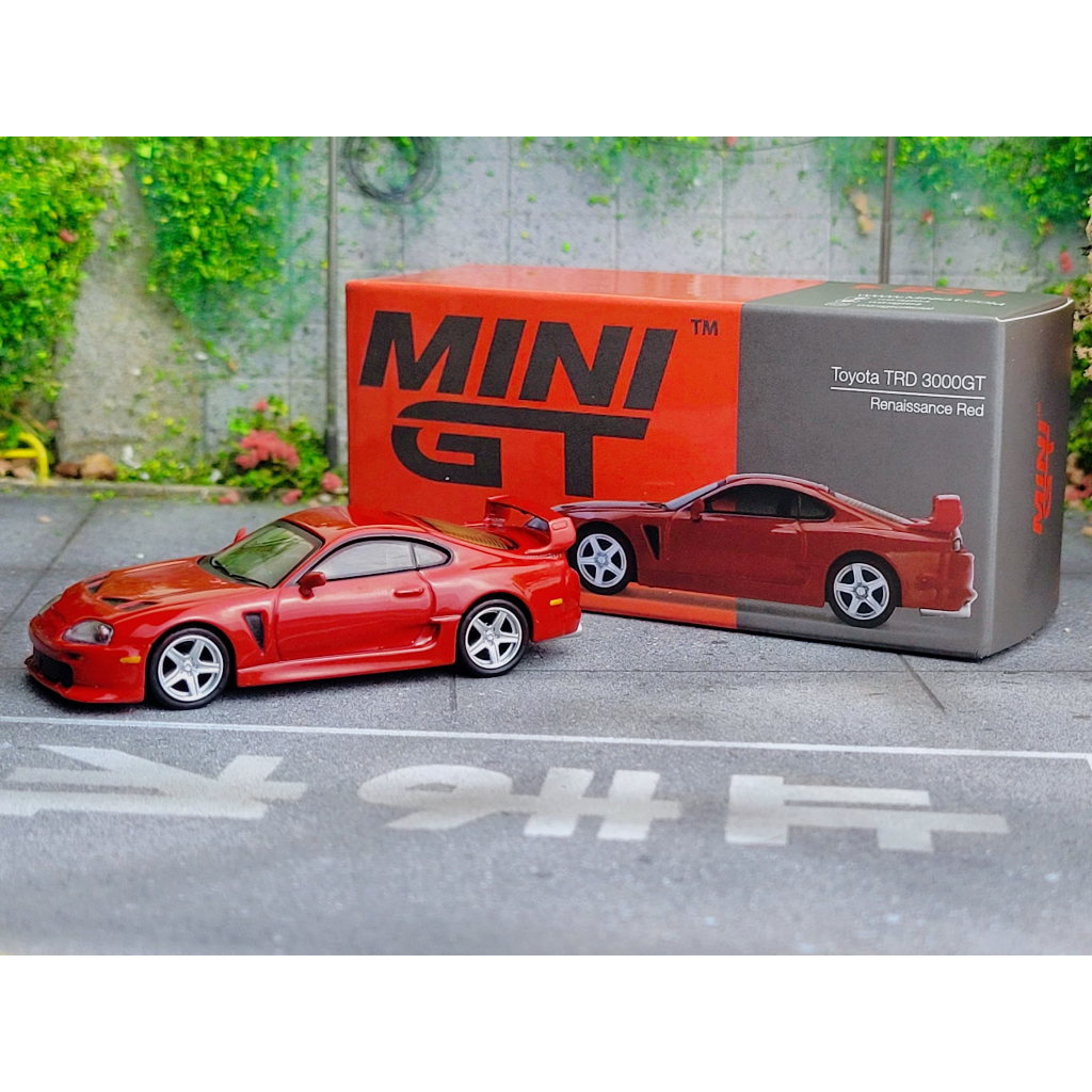 Mini GT MiniGT Toyota Supra MK4 TRD 3000 GT Renaissance Red