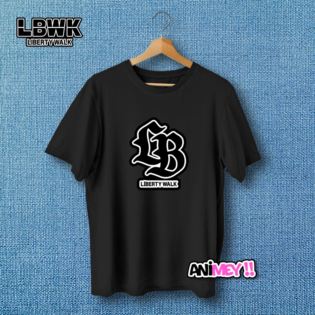 Kaos LBWK / kaos Liberty Walk / Kaos JDM / tshirt Mobil - HITAM