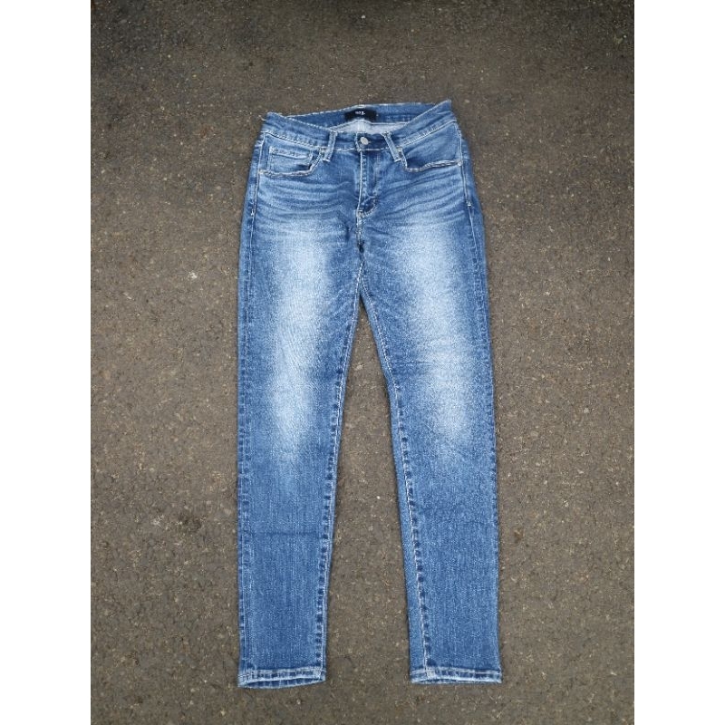Celana Jeans Azul By Moussy Fading Original