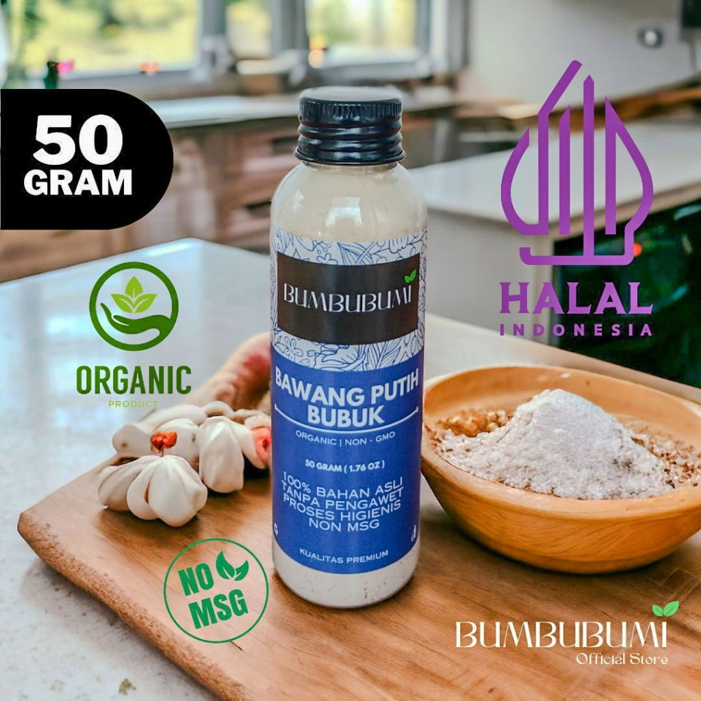 

Bumbubumi Bawang Putih Bubuk / Garlic Powder 50gr