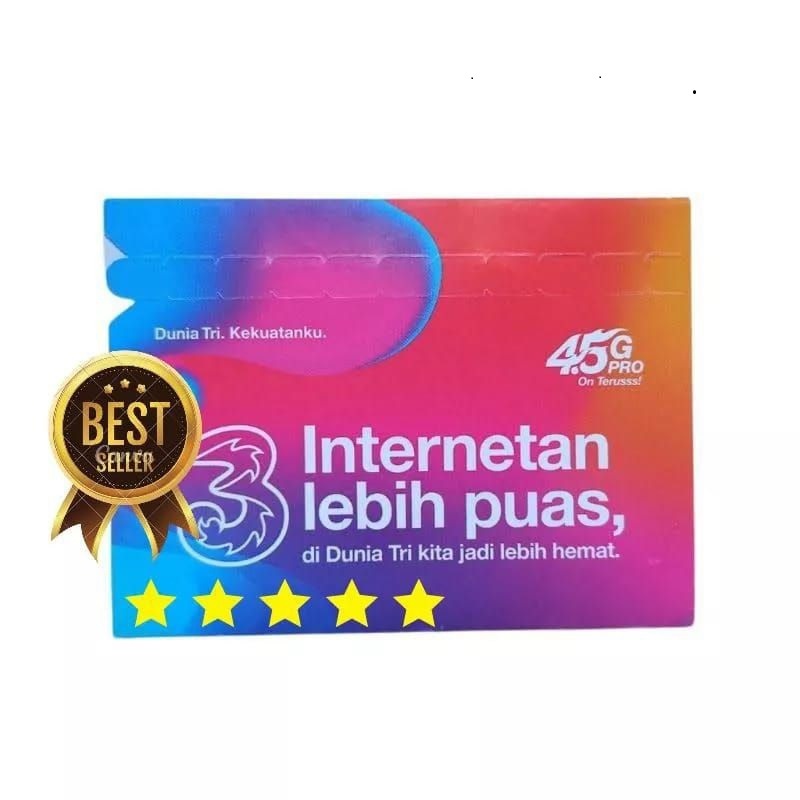 KARTU PERDANA TRI PULSA 0.K - 4.K LANGSUNG PAKAI ( SUDAH JADI KARTU SAKTI) COD MAKASSAR