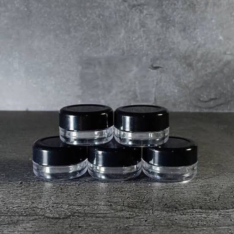 Pot Cream Hitam Polos
