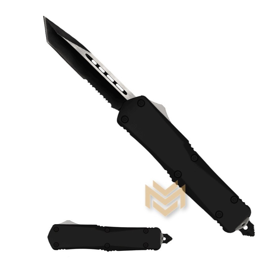 Pisau Otomatis Microtech Tactical Contoured OTF Auto Knife Ultratech