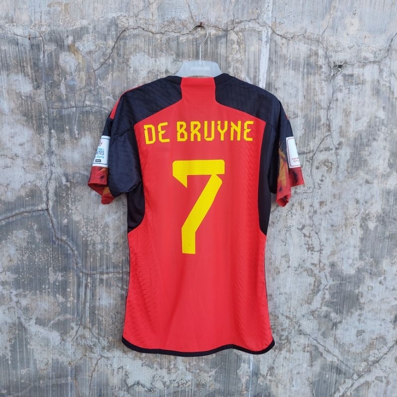 Timnas Belgia World Cup 2022 Jersey GO Player Issue "De Bryune"