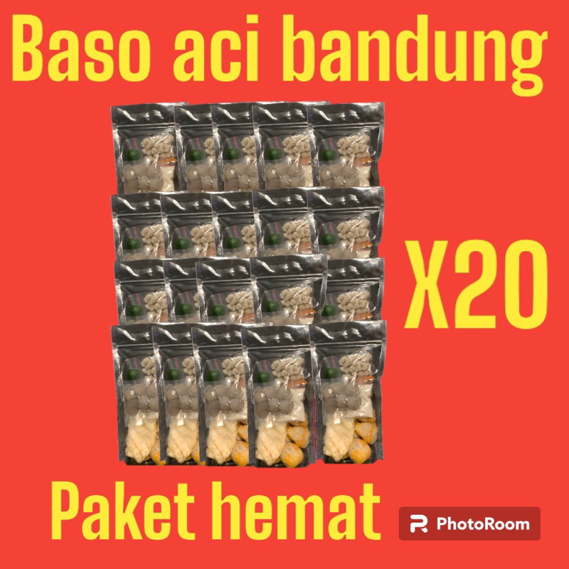

PAKET 20 BUNGKUS BASO ACI KHAS BANDUNG HARGA GROSIR TERMURAH