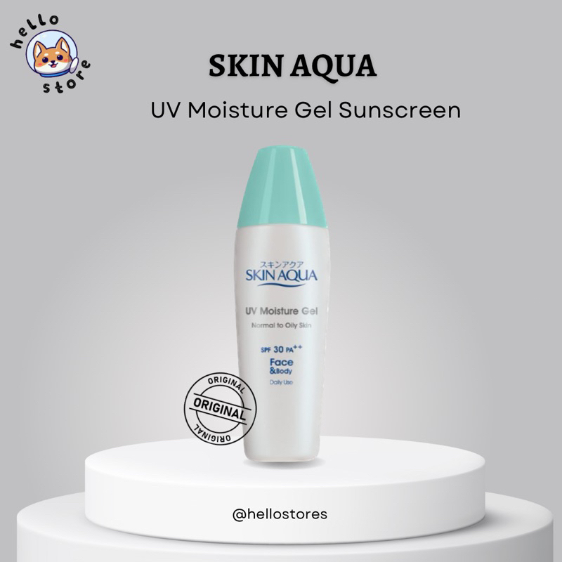 Skin Aqua Skinaqua Sunscreen UV Moisture Gel SPF50 PA++ (TUTUP HIJAU)