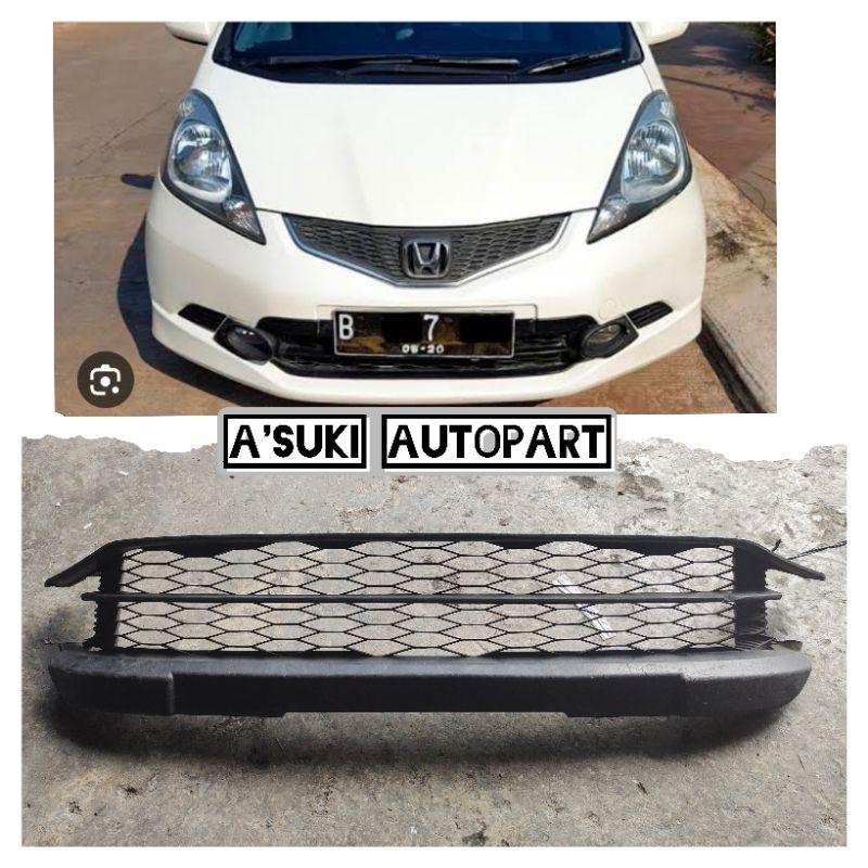 gril bemper depan bawah honda jazz rs 2010