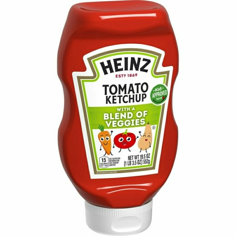 

HEINZ Tomato Ketchup With A Blend Of Veggies 552g