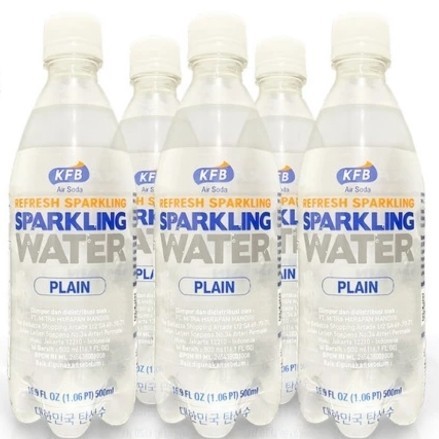 

KFB Sparkling Water Plain Air Soda 500ml