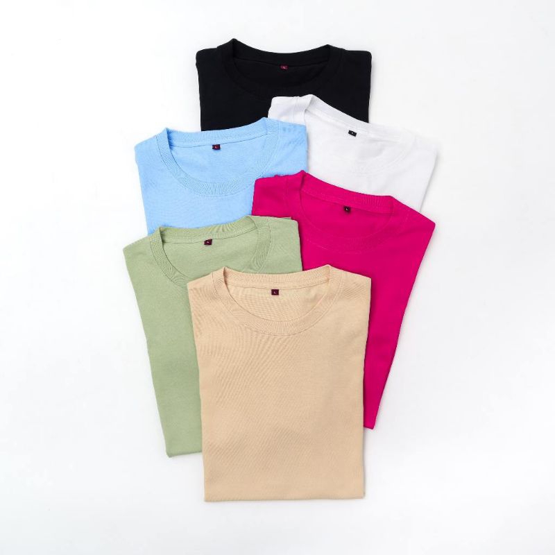 KAOS POLOS OVERSIZED COTTON BAMBOO 24S - KATUN BAMBU TEBAL