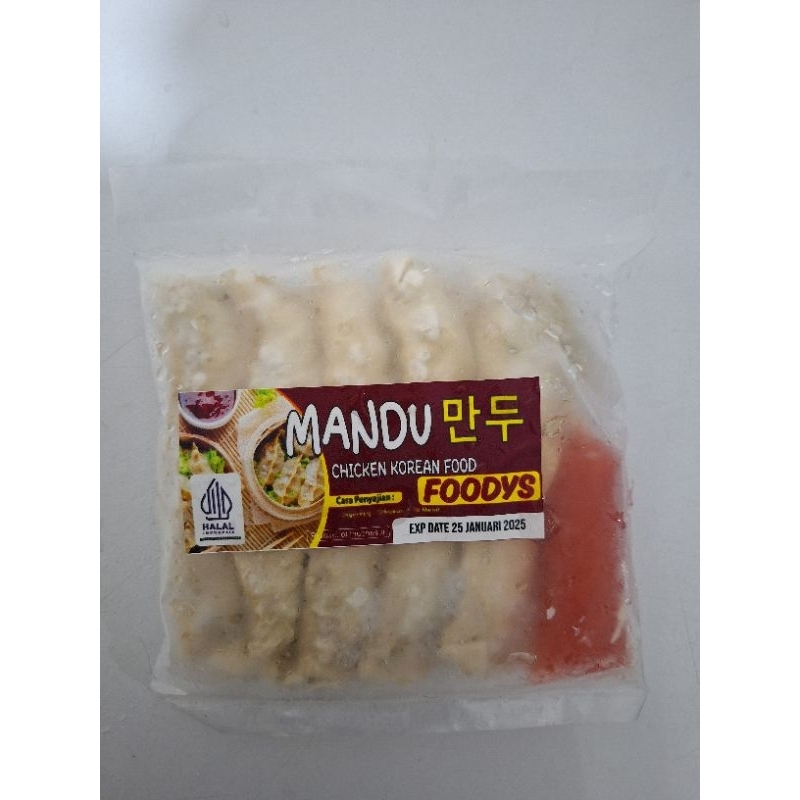 

MANDU CHICKEN KOREAN FOOD isi 10 Plus Saus