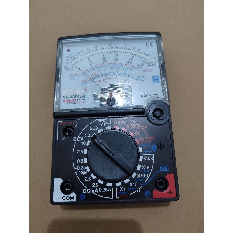 MULTY TESTER AVOMETER ALAT UKUR LISTRIK ANALOG YX-360TRE-B