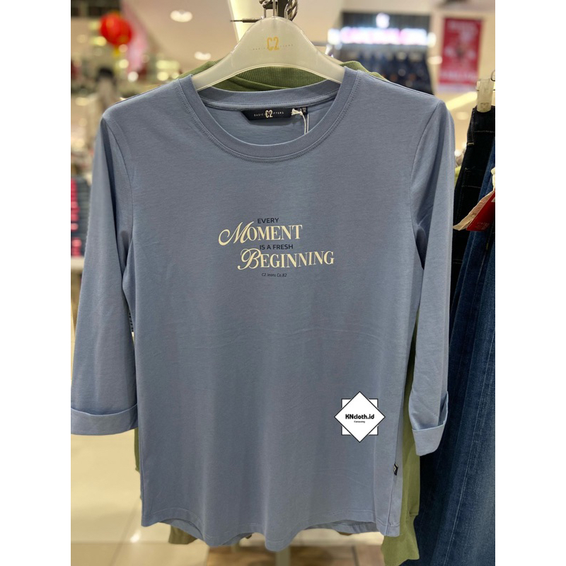 C2 | Kaos wanita 7/8 C2 ori matahari