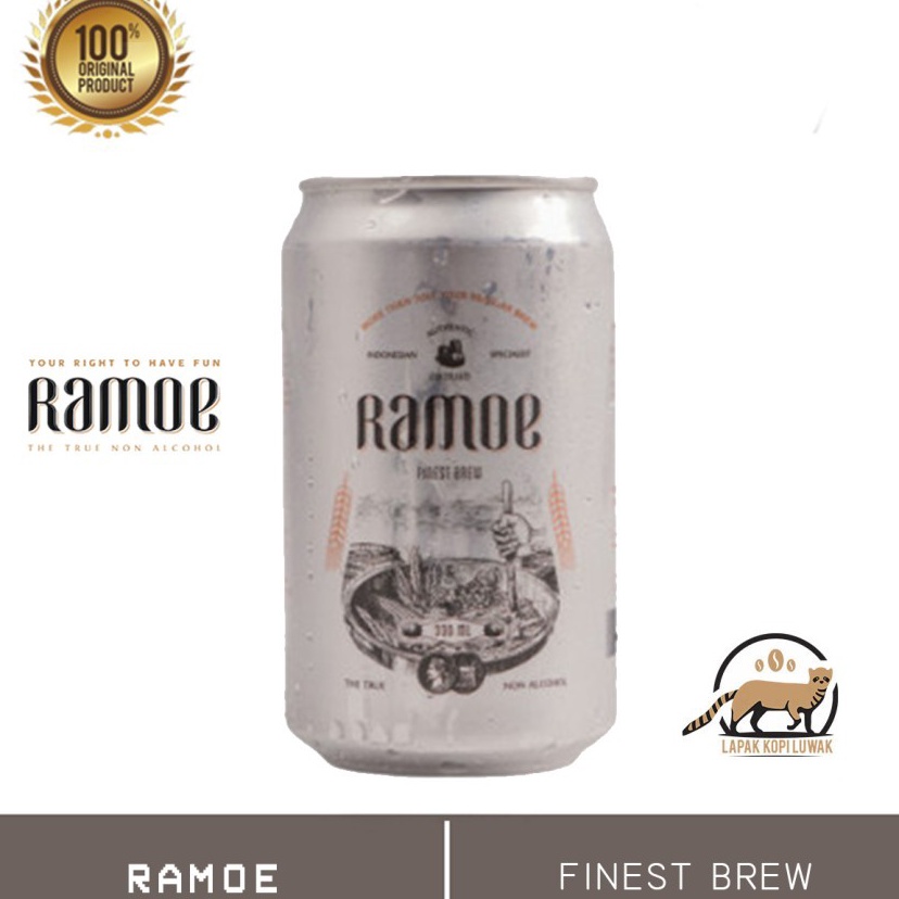 

Meroket Ramoe Minuman Non Alkohol Brew Beer