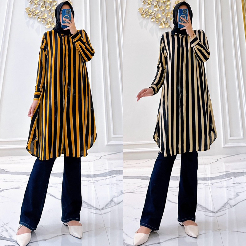 Tunik Salur Rayon Premium