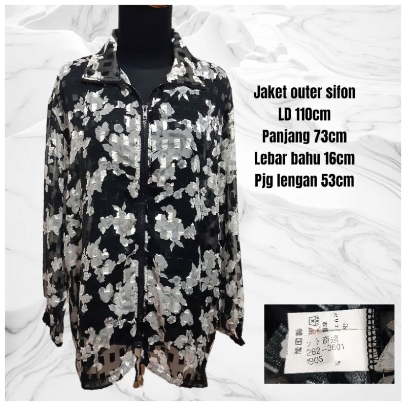 Jaket outer wanita sifon
