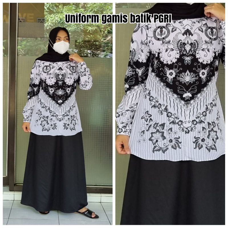 GAMIS UNIFORM BATIK PGRI