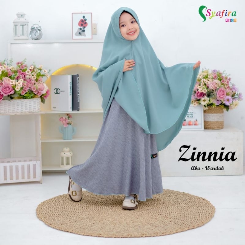 Gamis Syafira kids Zinnia