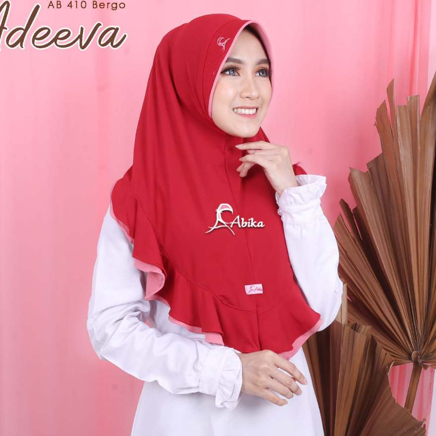 ADEEVA BERGO by abika hijab material stella premium