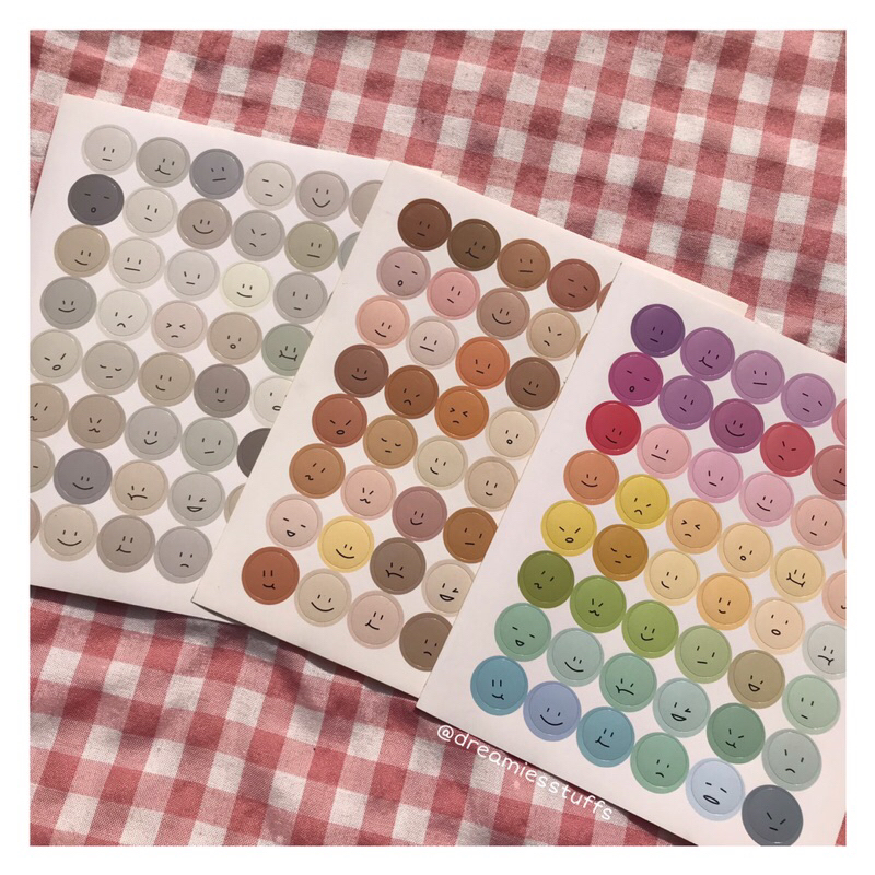 

(Dream) Cute face expression aesthetic deco sticker by dreamiesstuffs