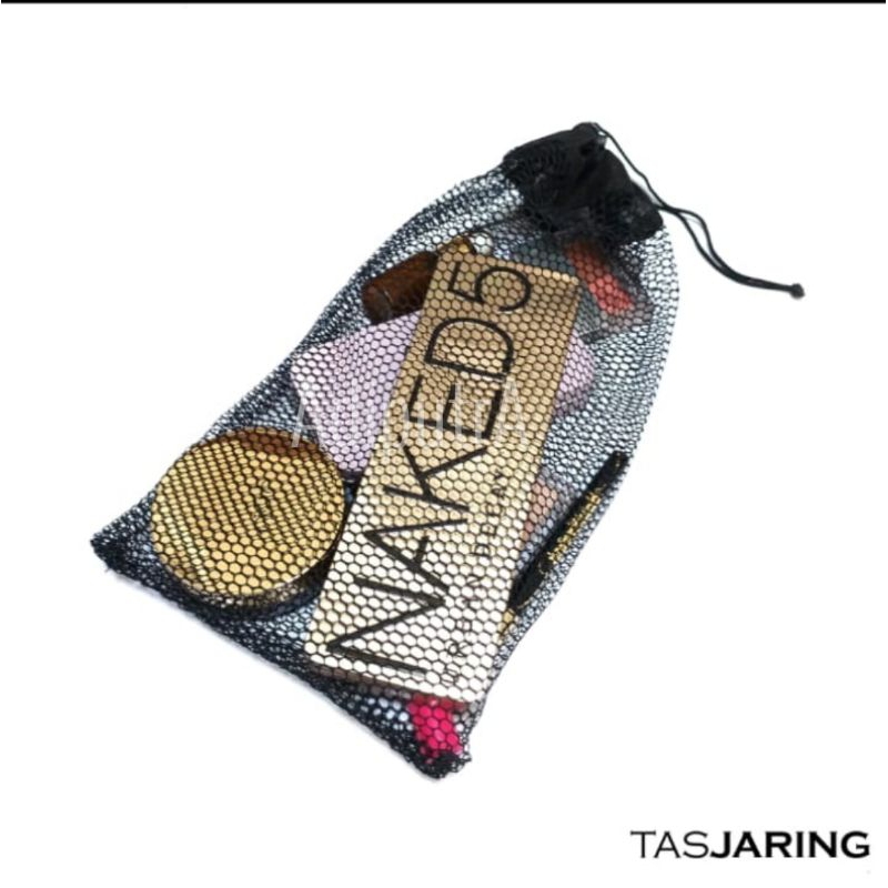 Tas Jaring Serut Organizer Pouch Perlengkapan Mandi