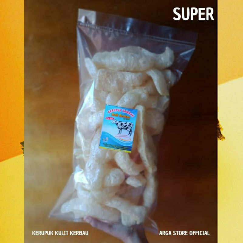 

Rambak Kerbau Kerupuk Kulit Kemasan 200 gr Asli Kudusan