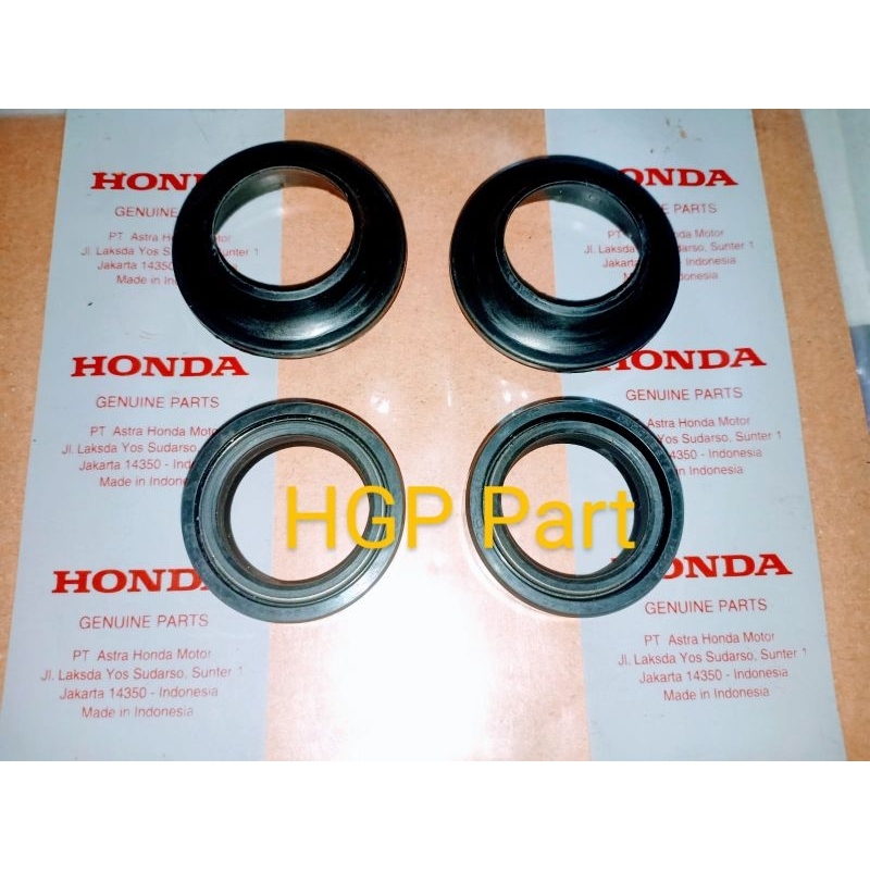 Seal shock depan + sil debu shockbreaker Honda beat Vario125 150 Scoopy spacy Genio original