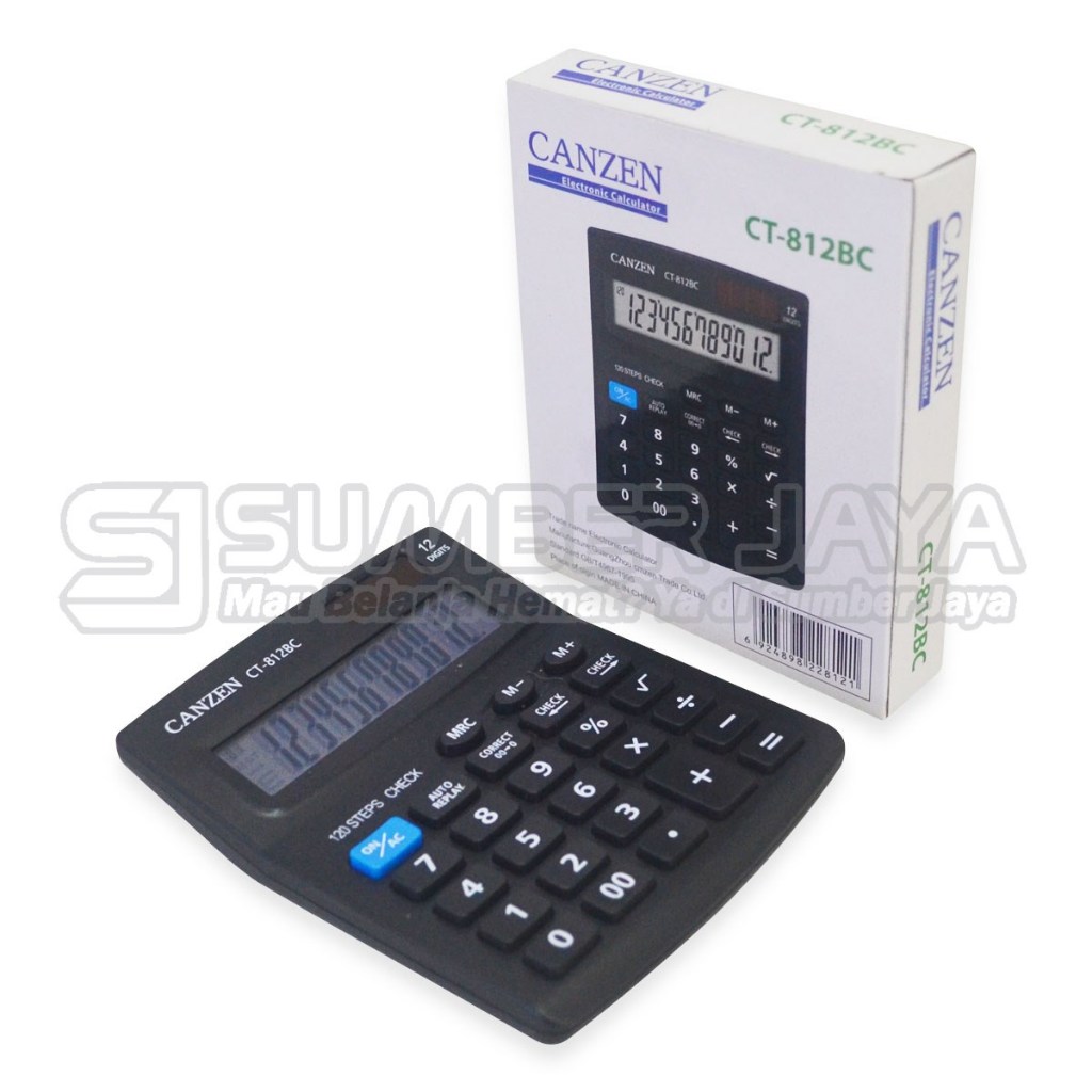 

Kalkulator Canzen CT-812 BC Electronic Calculator Canzen CT 812 BC Kalkulator 12 Digit
