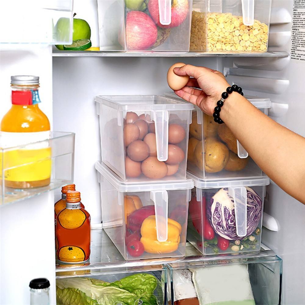 Kontainer Kulkas Kotak Penyimpanan Container Kulkas Kitchen Storage Food Box Untuk Makanan Sayuran D