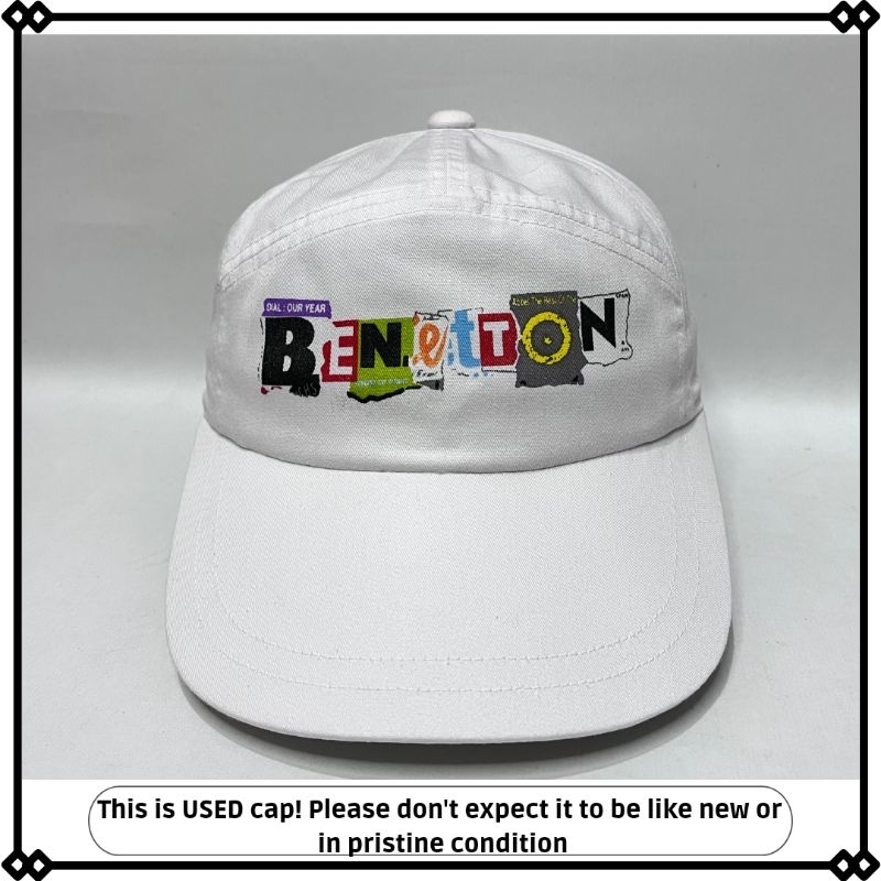 topi BENETTON vintage original second lawas