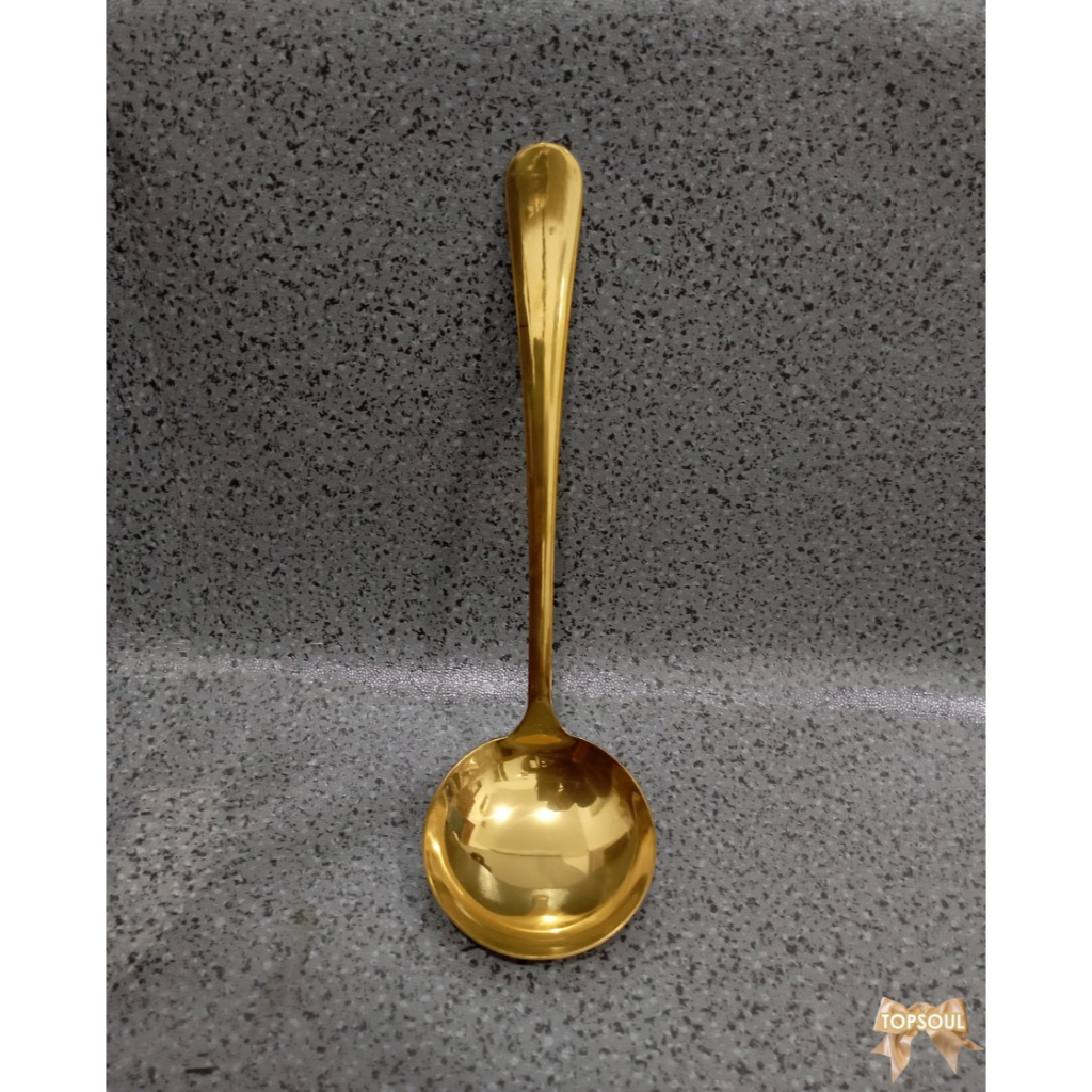 Sendok Sup Gold Sendok Kuah Gold Centong Kuah Gold Sendok Gold FREE SPOONS
