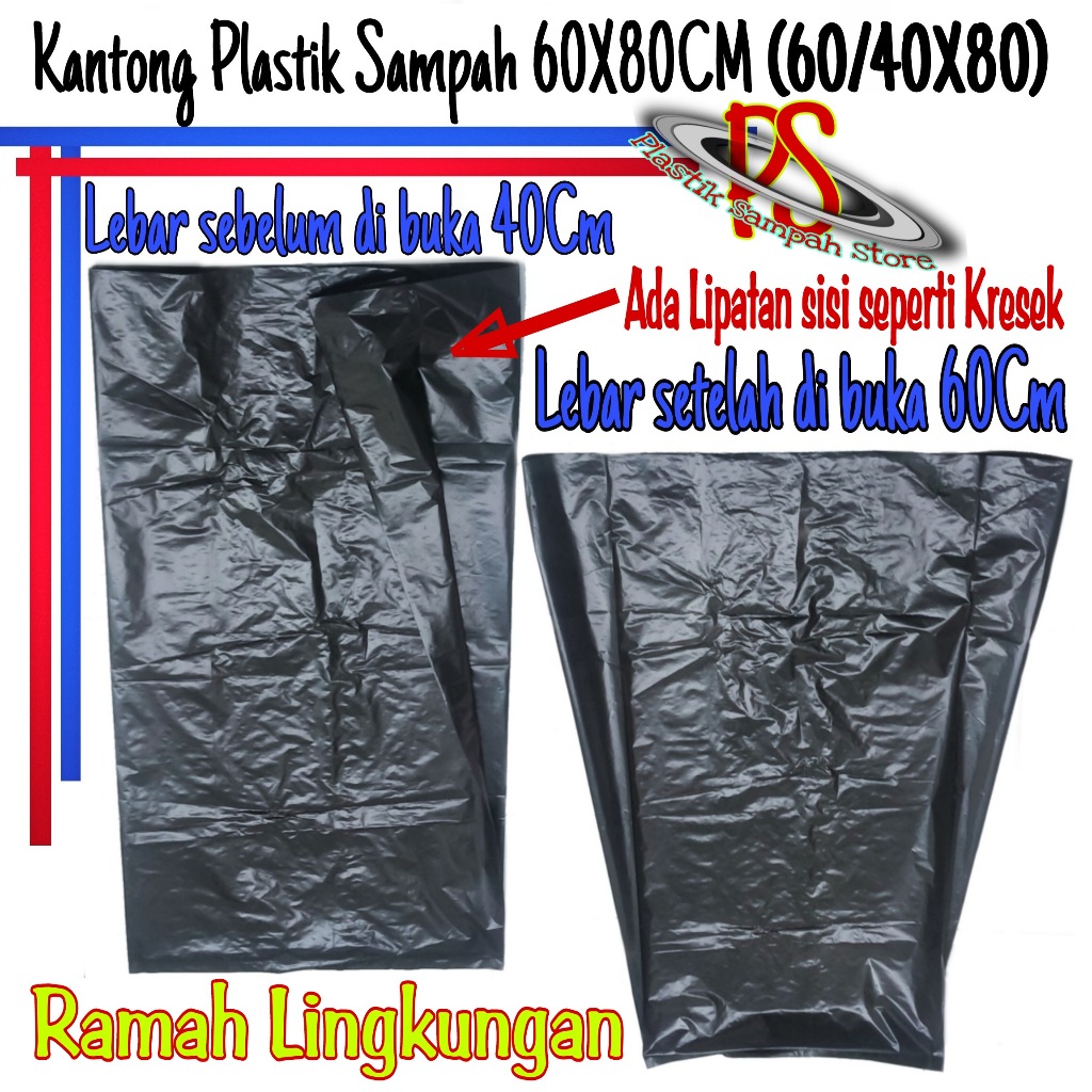 Plastik Sampah 60 x 80 Cm / Kantong Sampah 60 x 80 Cm , Plastik Sampah 60x80 Cm , Plastik Sampah Hit