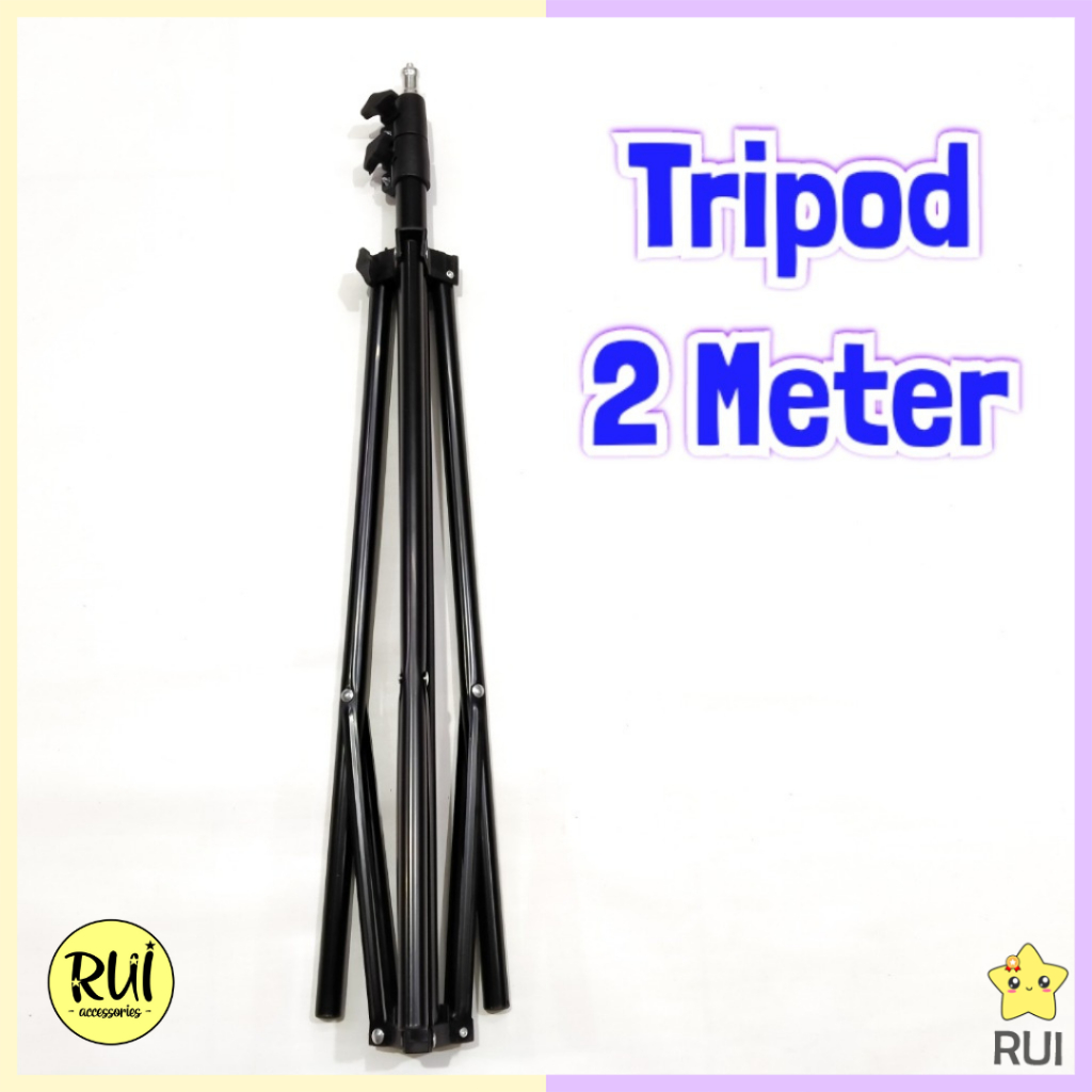 Tripod 2m INSTANT - Tripod HP dan Kamera Universal Dudukan Kamera Panjang 2 Meter