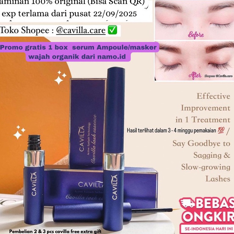 ART K95D CAVILLA EYELASH ESSENSE CAVILLA EYELASH SERUM 1 ORIGINAL