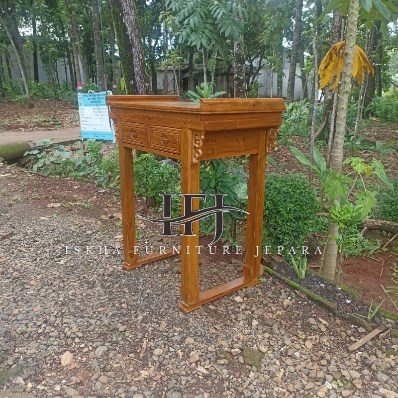 MEJA ALTAR CINA_MEJA SEMBAYANG KAYU JATI_MEJA SEMBAYANG DEWA