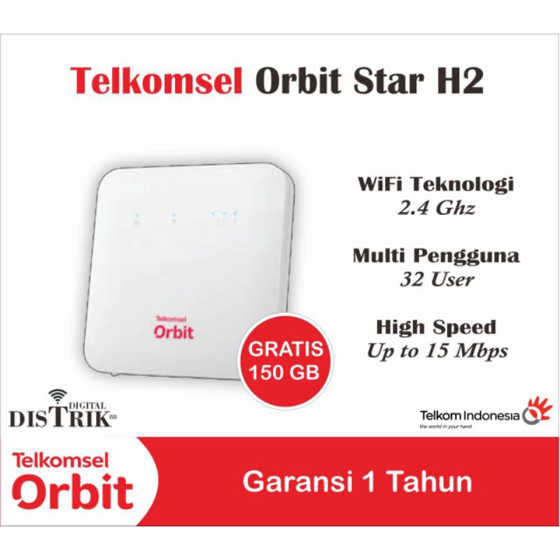 Modem Telkomsel Orbit Star H2 Huawei B320 High Speed