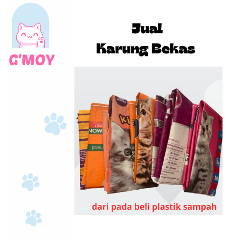 Karung Bekas Pakan Kucing