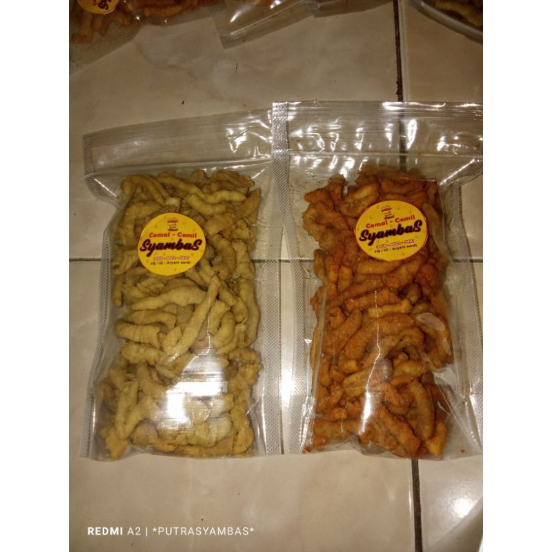 

usus crispy premium gurih dan renyah by cemal cemil syambas