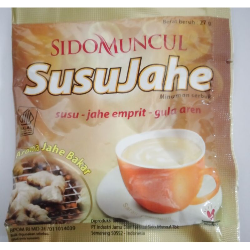 

susu jahe Sido muncul per renceng isi 10 sachet