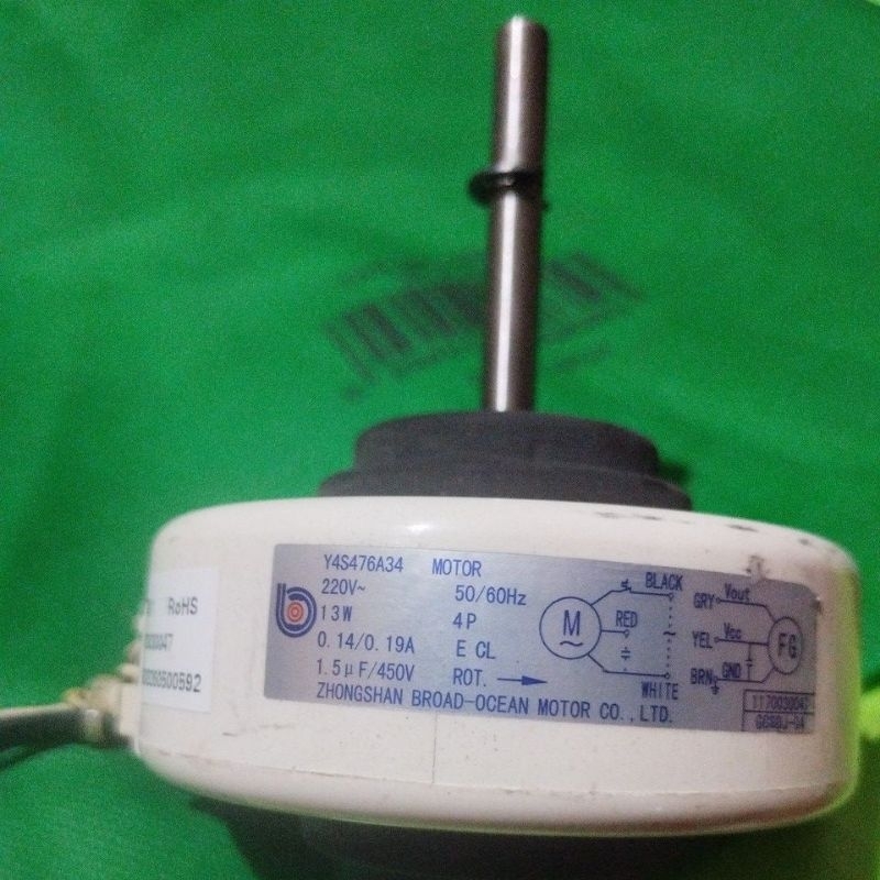 MOTOR FAN AC SAMSUNG AKARI ELBA ORIGINAL DINAMO INDOOR AC SAMSUNG ORIGINAL  MOTOR FAN AC