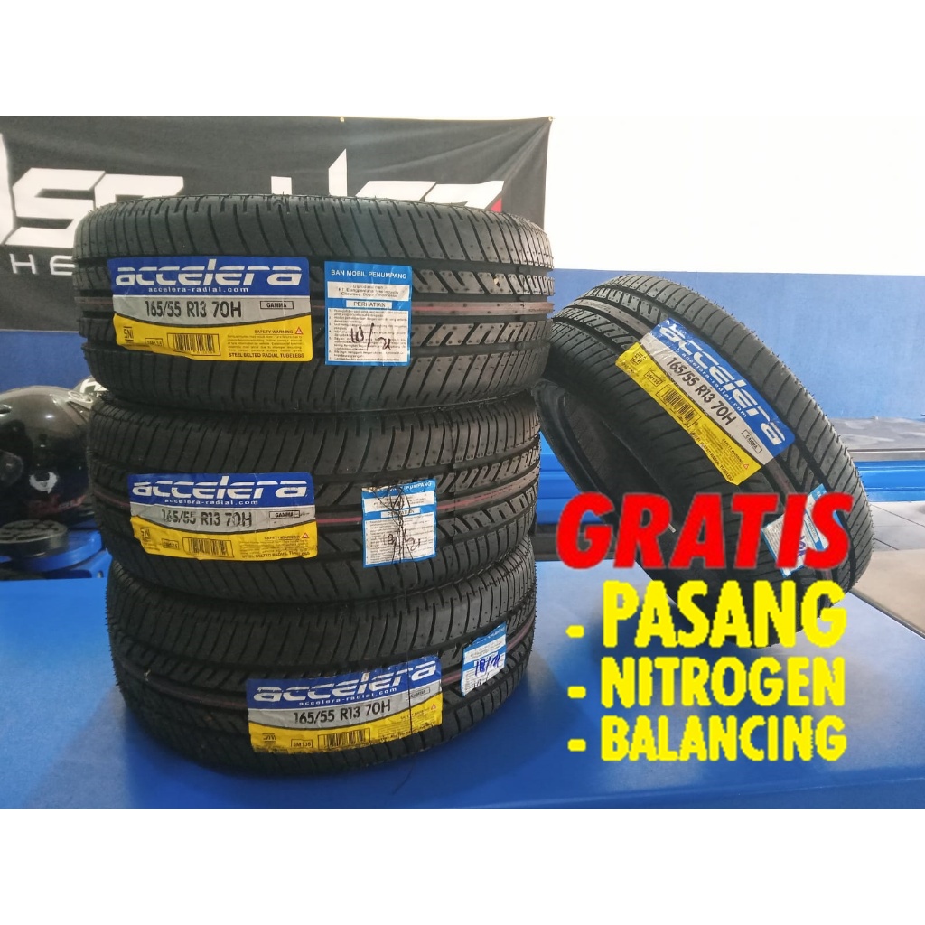 Ban Mobil R13 165 55 R13 Merk Accelera Gamma 165/55 R13 Murah Dan Awet