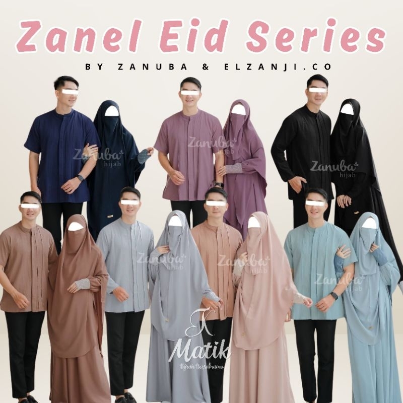 Koko Zanel Eid Series 2024 by Zanuba Hijab | kemko zanel | kurta zanel | kemeja zanel | kokoh zanel 