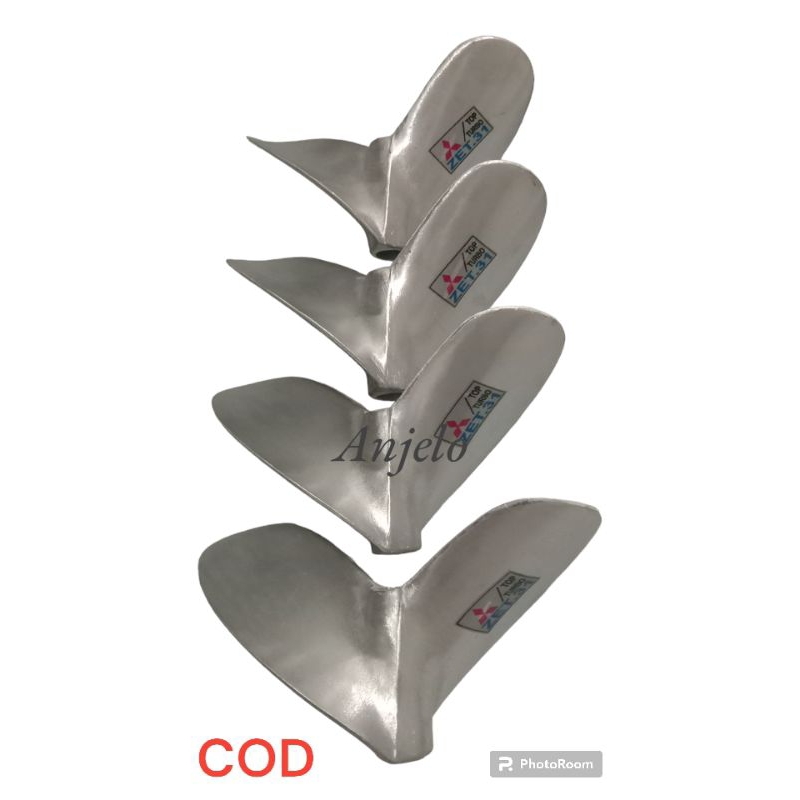 Baling-baling atau Kipas perahu ketinting balap model Thailand Zet31 TOP TURBO khusus balap