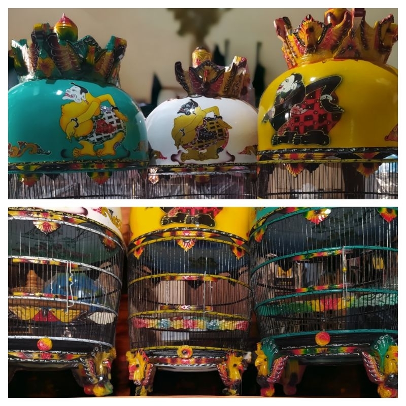 Sangkar perkutut mahkota