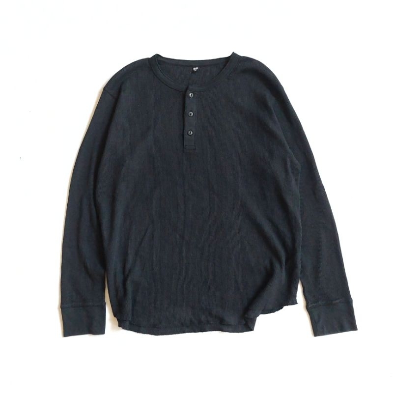 uniqlo waffle longsleeve