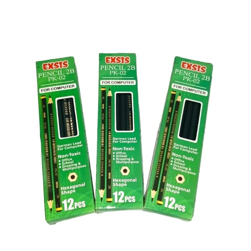 

[1 Pack] Pensil 2B Exsis isi 12 Pensil
