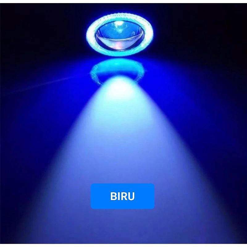 DISKON HEMAT Lampu LED FogLamp Mobil Angel Eyes 89mm Fog Lamp Mobil 12V Avanza Xenia Luxio jazz